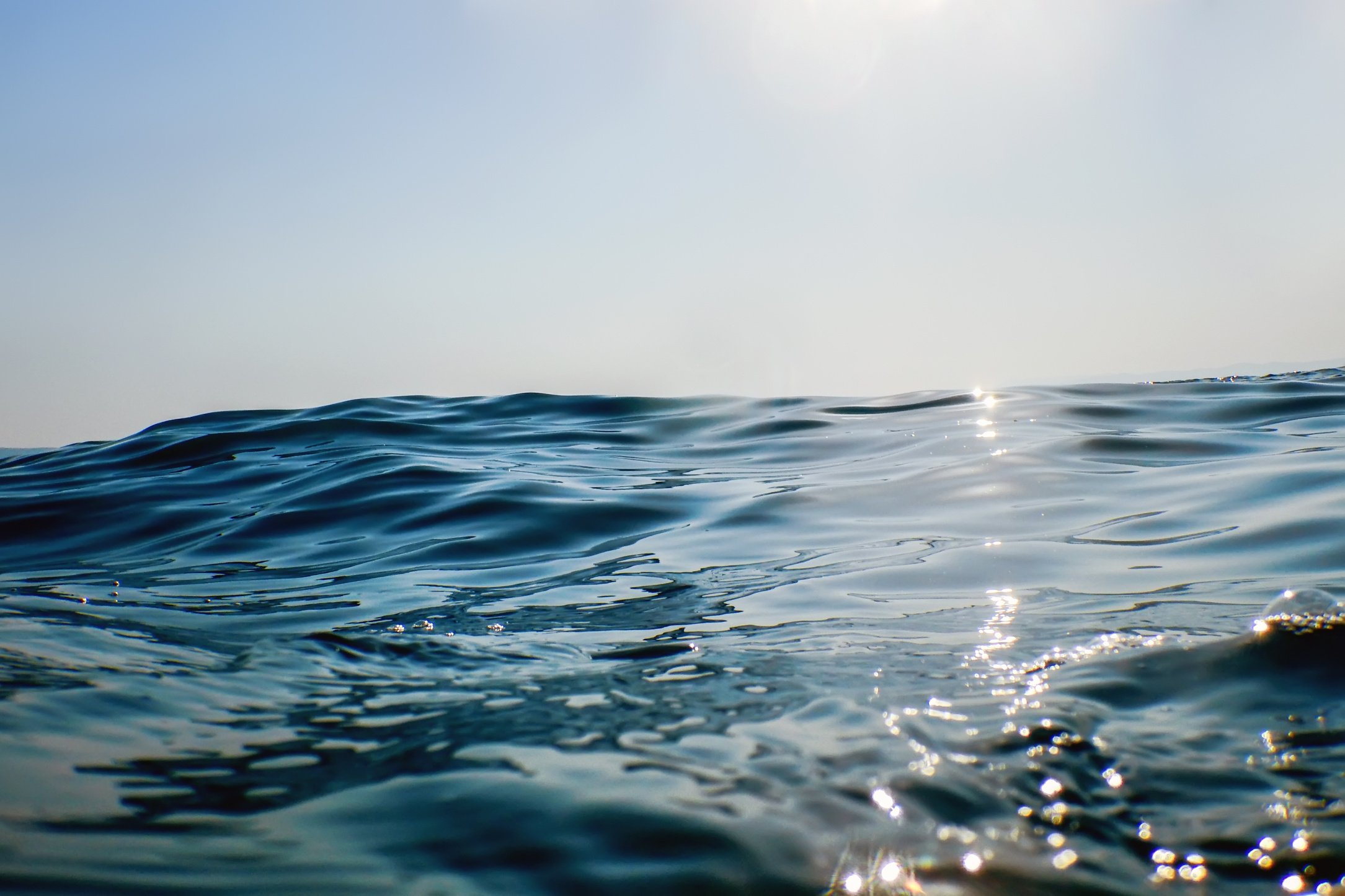 Ocean Water Surface, Ocean Water Background